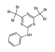 (bis-tribromomethyl-[1,3,5]triazin-2-yl)-phenyl-amine结构式