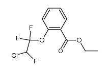 2-(2-chloro-1,1,2-trifluoro-ethoxy)-benzoic acid ethyl ester Structure