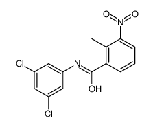 N-(3,5-dichlorophenyl)-2-methyl-3-nitrobenzamide结构式