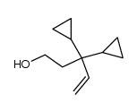 3,3-dicyclopropylpent-4-en-1-ol结构式