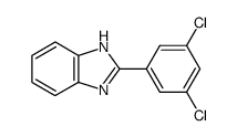 2-(3,5-dichlorophenyl)-1H-benzo[d]imidazole结构式