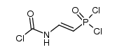 (2-[(Chloroformyl)amino]vinyl)phosphonitdichlorid Structure