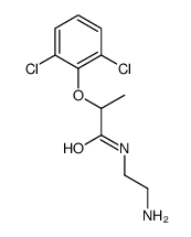 N-(2-Aminoethyl)-2-(2,6-dichlorophenoxy)propanamide structure