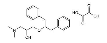 1-(dimethylamino)-3-(1,3-diphenylpropan-2-yloxy)propan-2-ol,oxalic acid Structure