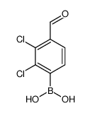 2,3-DICHLORO-4-FORMYLPHENYLBORONIC ACID Structure