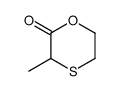 3-methyl-1,4-oxathian-2-one结构式