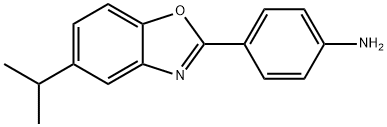 4-(5-isopropylbenzo[d]oxazol-2-yl)aniline structure