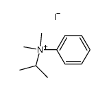 N-isopropyl-N,N-dimethyl-anilinium, iodide Structure