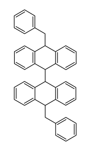 10,10'-dibenzyl-9,9',10,10'-tetrahydro-9,9'-bianthryl Structure