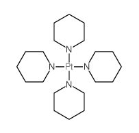 platinum(+4) cation; 6H-pyridine; 3,4,5,6-tetrahydro-2H-pyridine Structure