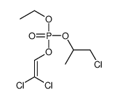 1-chloropropan-2-yl 2,2-dichloroethenyl ethyl phosphate结构式