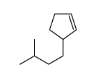 3-(3-methylbutyl)cyclopentene结构式