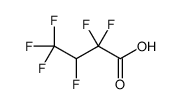 2,2,3,4,4,4-hexafluorobutanoic acid结构式