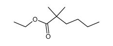 ethyl 2,2-dimethyl-hexanoate结构式