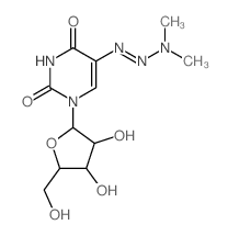 5-(3, 3-Dimethyl-1-triazeno)uridine Structure