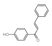 2-Propen-1-one,1-(4-hydroxyphenyl)-3-phenyl-, (2E)- structure