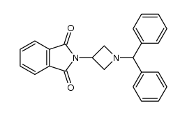 benzhydryl-1 phthalimido-3 azetidine structure