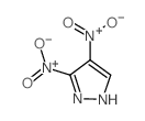3,4-二硝基-1H-吡唑结构式