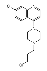 7-氯-4-[4-(3-(氯丙基)-1-哌嗪基]-喹啉图片