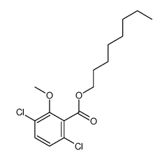 octyl 3,6-dichloro-2-methoxybenzoate结构式