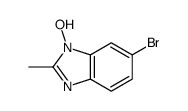 6-bromo-1-hydroxy-2-methylbenzimidazole结构式
