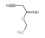 2-(ethoxycarbonimidoyl)acetonitrile结构式