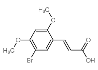 3-(5-bromo-2,4-dimethoxyphenyl)prop-2-enoic acid Structure