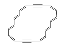 Bis-dehydro-(20)annulen, Cycloeicosaoctaen-(1,3,5,7,11,13,15,17)-diin-(9,19)结构式