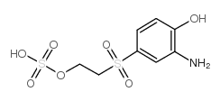 Phenol, 2-amino-4-[[2-(sulfooxy)ethyl]sulfonyl]- picture