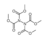 methyl N-[bis(methoxycarbonyl)amino]-N-methoxycarbonylcarbamate结构式