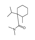 N,N,2-trimethyl-1-propan-2-ylcyclohexane-1-carboxamide Structure