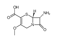 7-Amino-3-methoxy-3-cephem-4-carboxylic acid structure