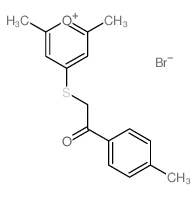 2-[(2,6-dimethyl-2H-pyran-4-yl)sulfanyl]-1-(4-methylphenyl)ethanone Structure