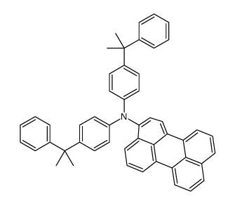 N,N-bis[4-(2-phenylpropan-2-yl)phenyl]perylen-3-amine Structure