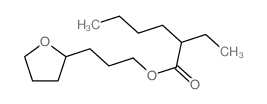 Hexanoic acid,2-ethyl-, 3-(tetrahydro-2-furanyl)propyl ester Structure