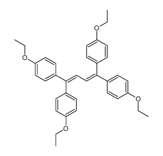 1,1,4,4-tetrakis-(4-ethoxy-phenyl)-buta-1,3-diene结构式