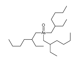 3-[bis(2-ethylhexyl)arsorylmethyl]heptane Structure