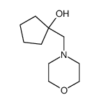 Cyclopentanol, 1-(4-morpholinylmethyl)- (9CI)结构式