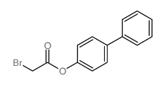(4-phenylphenyl) 2-bromoacetate结构式