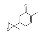 2-methyl-5-(2-methyloxiran-2-yl)cyclohex-2-en-1-one结构式