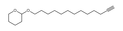 13-[(tetrahydropyran-2'-yl)oxy]tridecan-1-yne Structure
