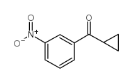 Cyclopropyl-(3-nitrophenyl)methanone structure