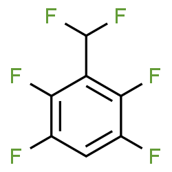 BENZENE, 3-(DIFLUOROMETHYL)-1,2,4,5-TETRAFLUORO- structure