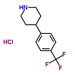 4-(4-TRIFLUOROMETHYLPHENYL)PIPERIDINEHYDROCHLORIDE structure