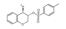 (+)-(3S,4R)-[4-2H]-3-(p-toluenesulfonyloxy)chromane Structure