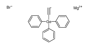 magnesium,ethynyl(triphenyl)germane,bromide Structure