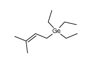 3-methyl-2-butenyltriethylgermane Structure