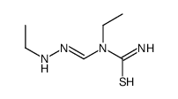 n-乙基-n-[(乙基氨基)亚氨基甲基]-硫脲结构式