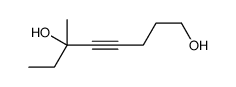 6-methyloct-4-yne-1,6-diol结构式