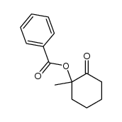 2-(Benzoyloxy)-2-methylcyclohexanone Structure